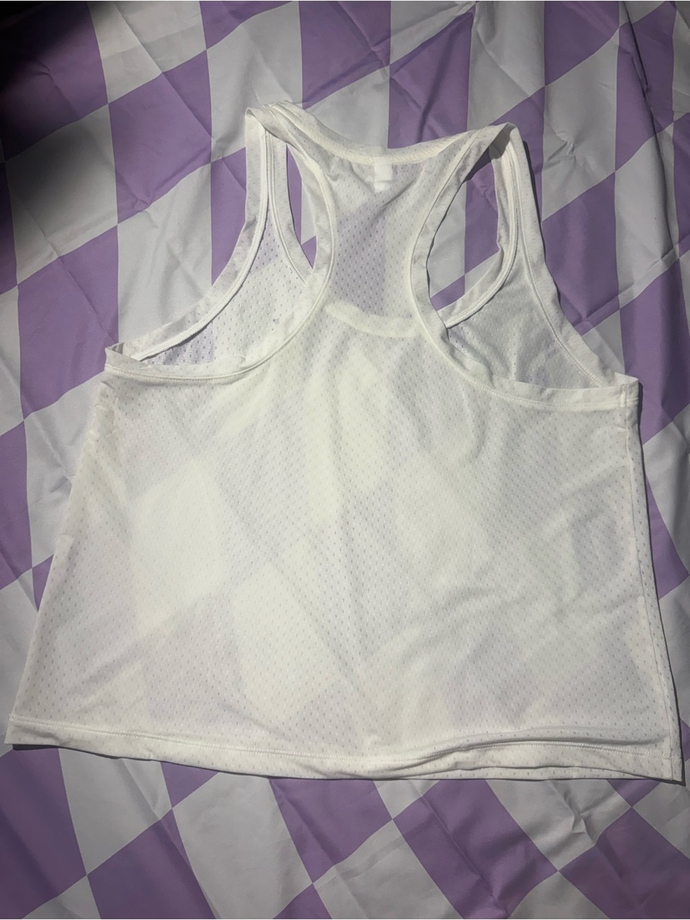 Under Armour White Women’s Racerback Performance Tank - Picture 8 of 8